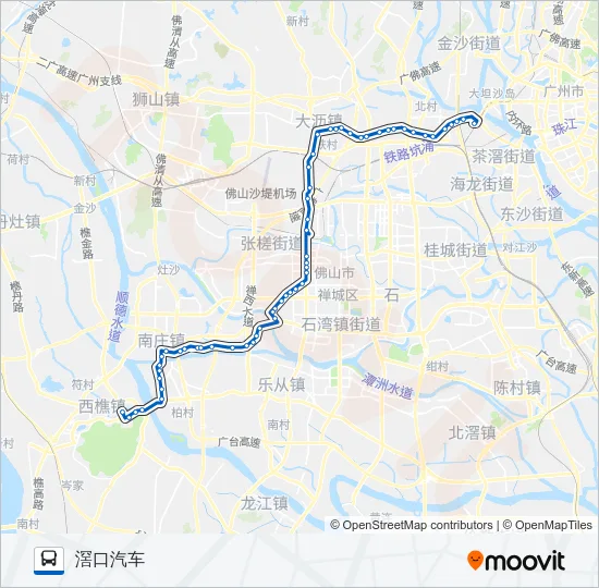 佛251路 Bus Line Map