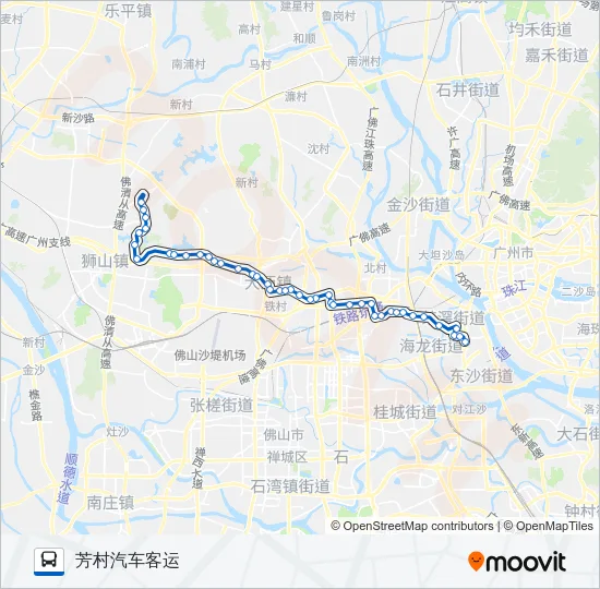 佛275路 Bus Line Map