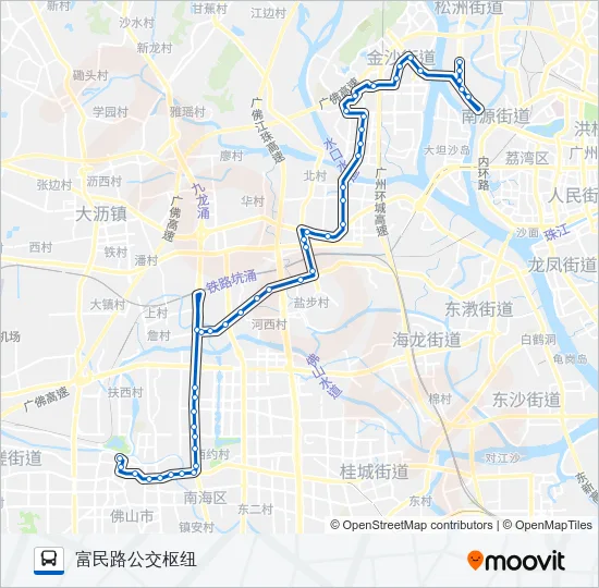 佛276路 Bus Line Map
