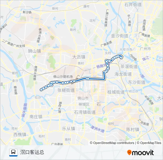 佛277路 Bus Line Map
