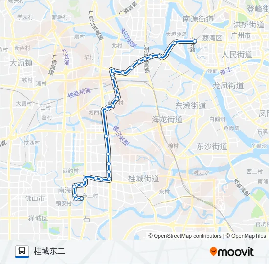 佛279路 Bus Line Map