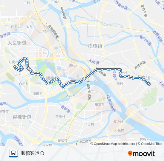 佛312路 Bus Line Map