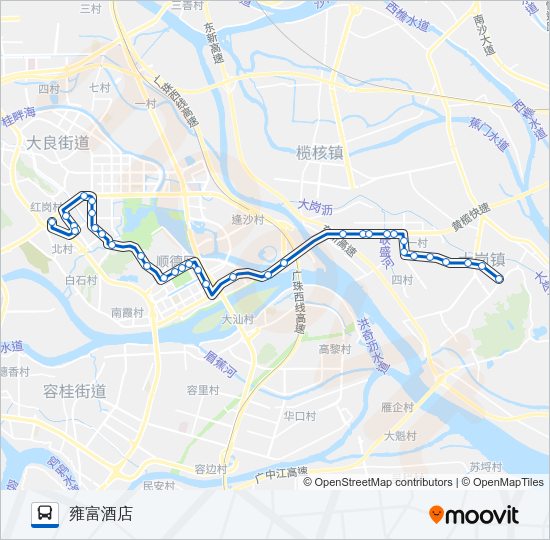 佛312路 Bus Line Map