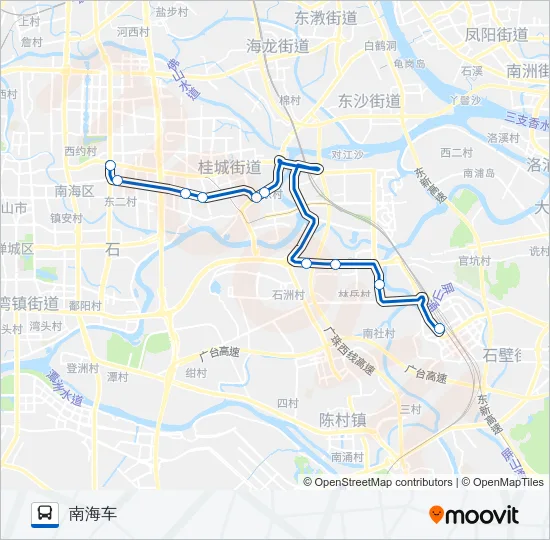 南海快3路 Bus Line Map