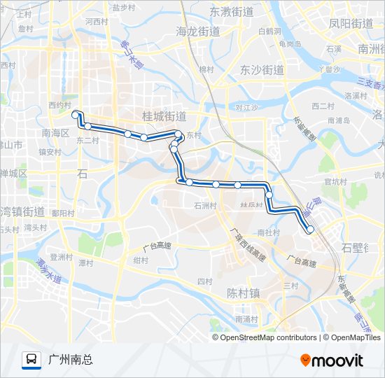 南海快3路 Bus Line Map