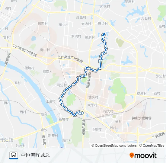 南高01路 Bus Line Map