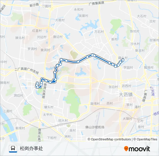 南高02路 Bus Line Map