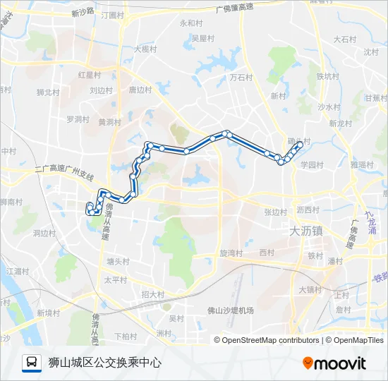 南高02路 Bus Line Map