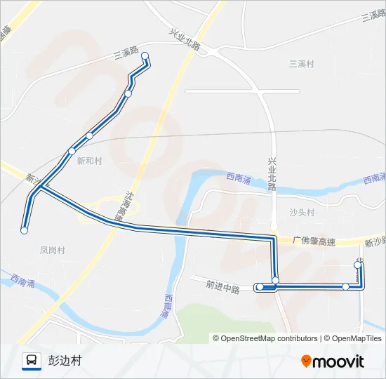 南高03路 Bus Line Map