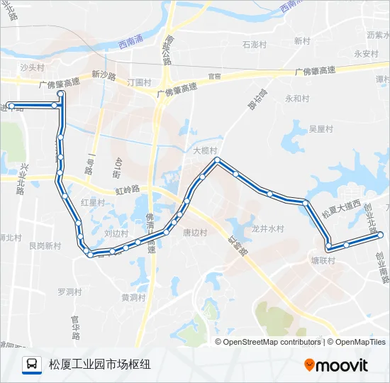 南高09路 Bus Line Map