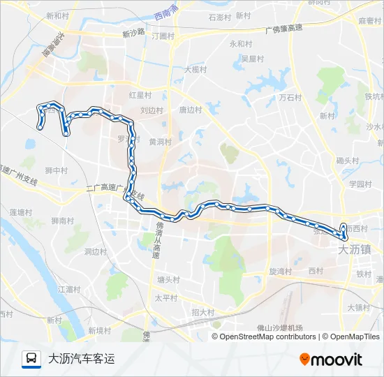 南高11路 Bus Line Map