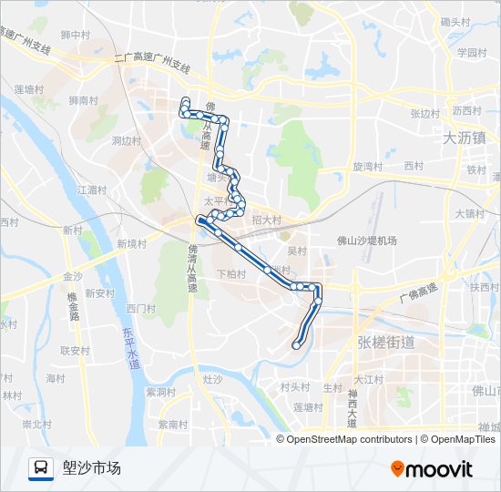 公交南高18路的线路图