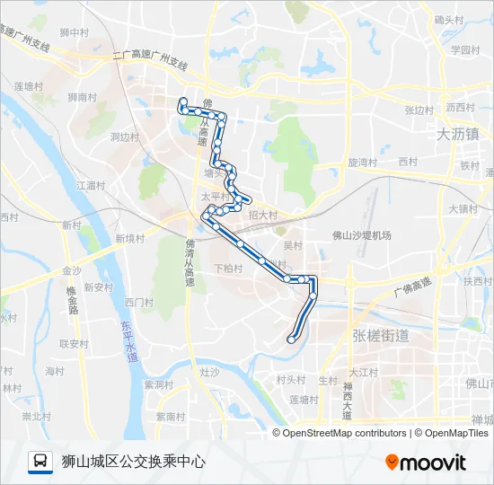 南高18路 Bus Line Map