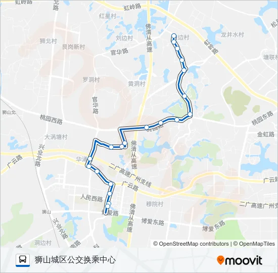 南高23路 Bus Line Map