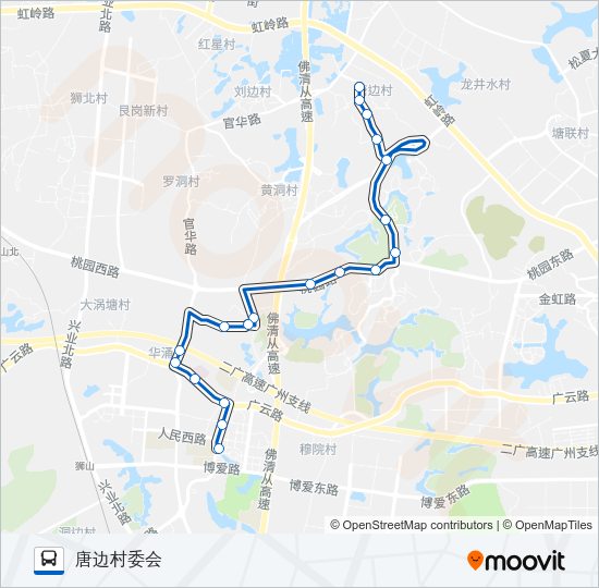 公交南高23路的线路图