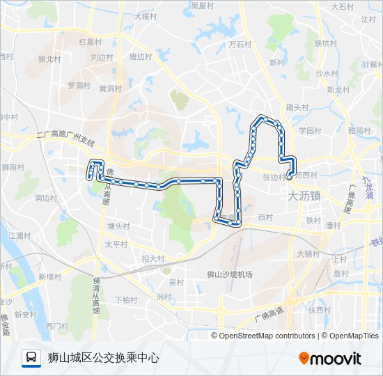 公交南高25路的线路图