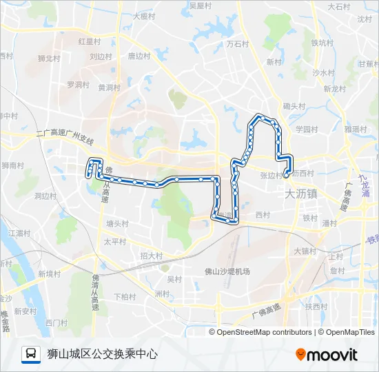 南高25路 Bus Line Map