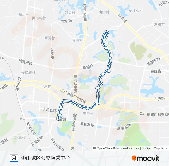 南高26路 Bus Line Map
