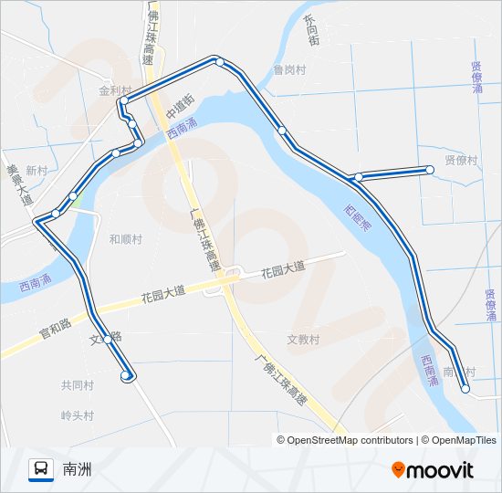 公交里06A路的线路图