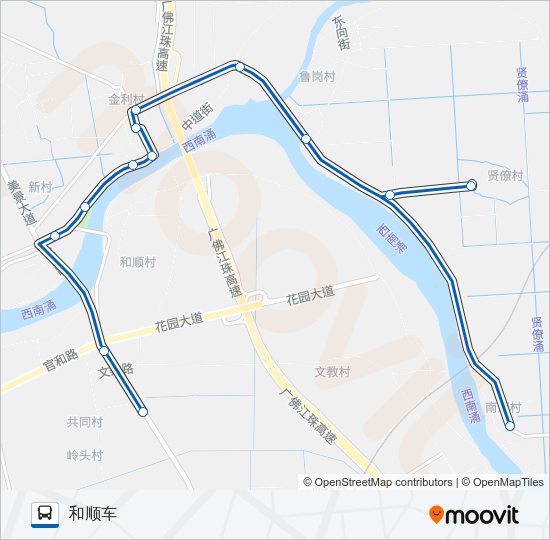公交里06A路的线路图