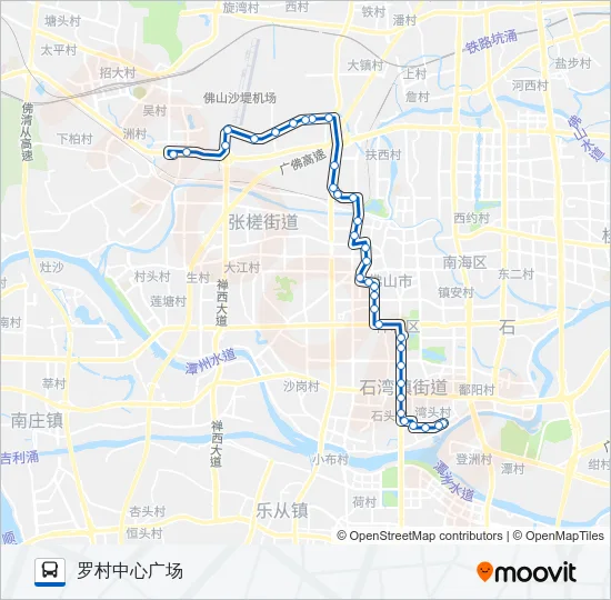 116路夜班 Bus Line Map