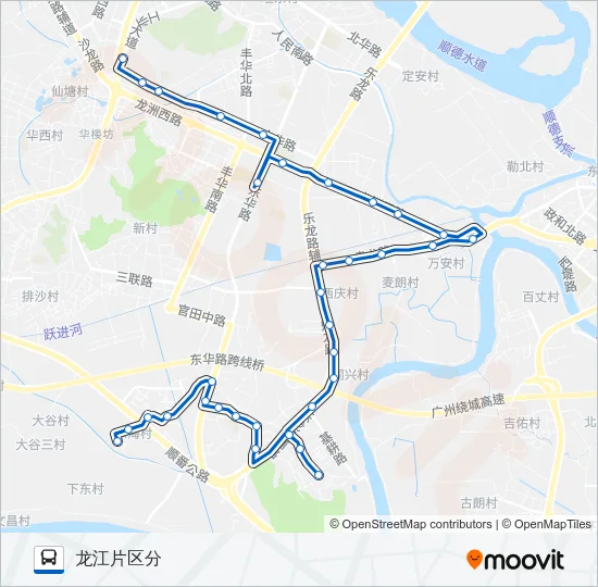 374路班车 Bus Line Map