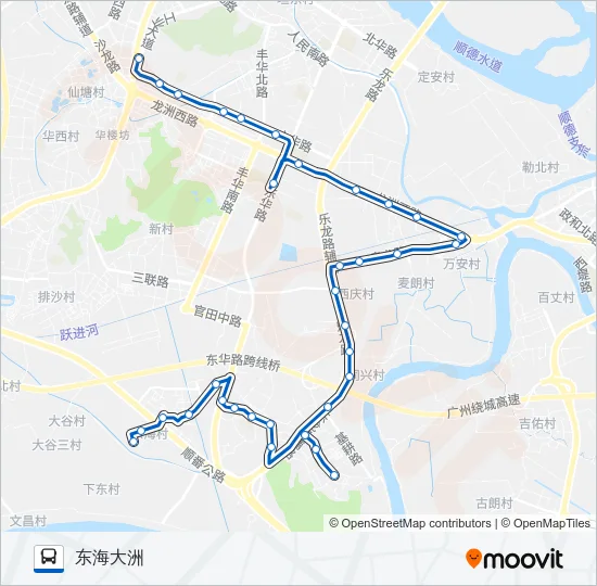 374路班车 Bus Line Map