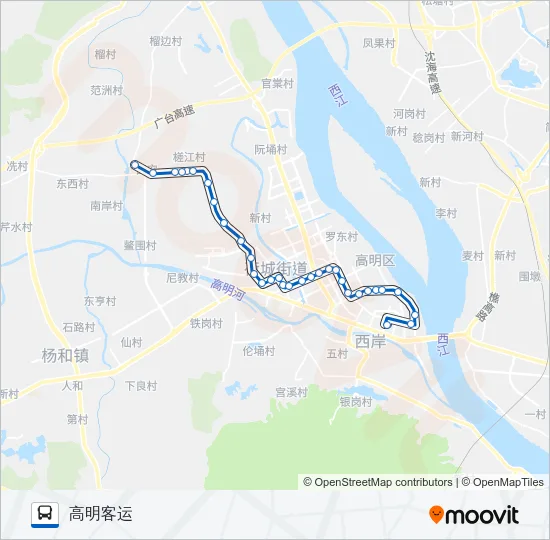529路夜班 Bus Line Map