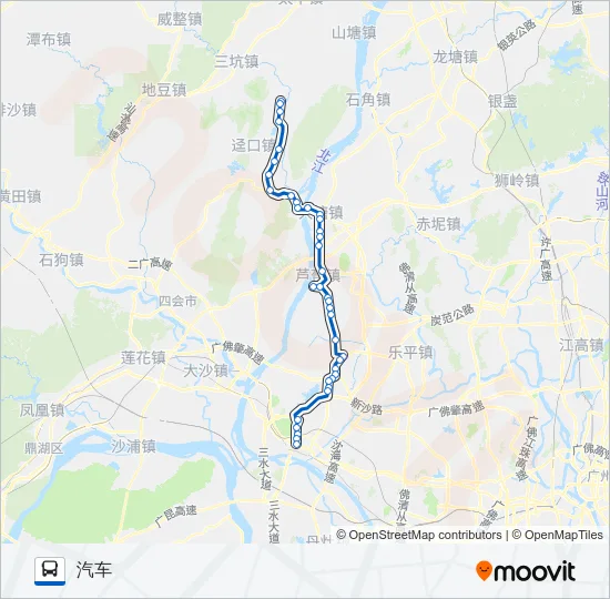 616路班车 Bus Line Map
