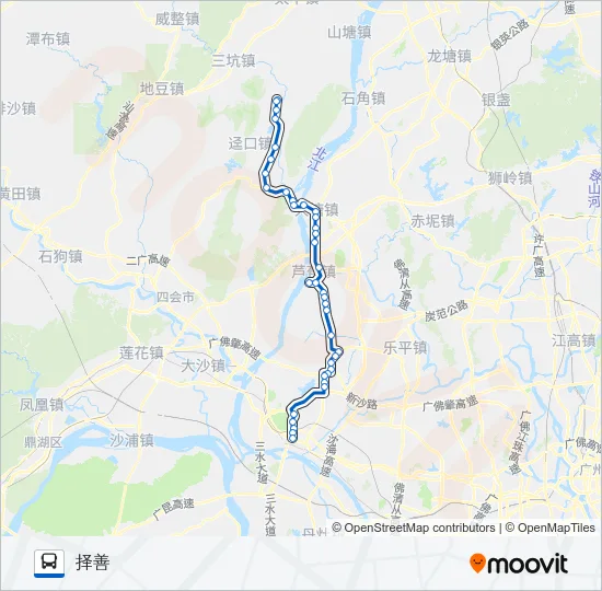 616路班车 Bus Line Map