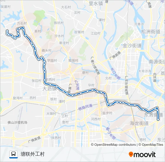 佛278短线 Bus Line Map
