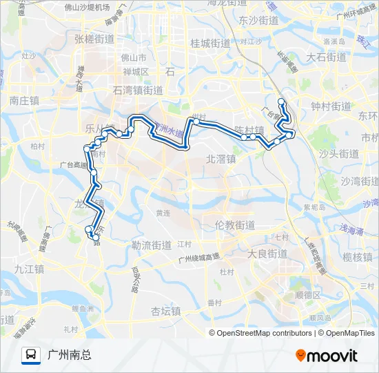 佛K330路 Bus Line Map