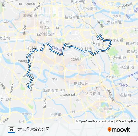 佛K330路 Bus Line Map