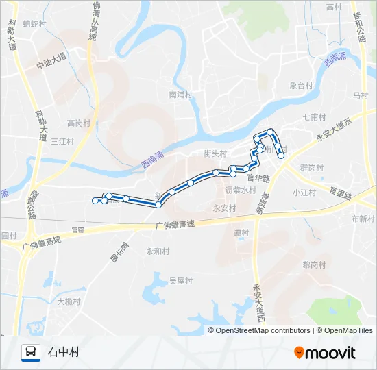 南高06A路 Bus Line Map