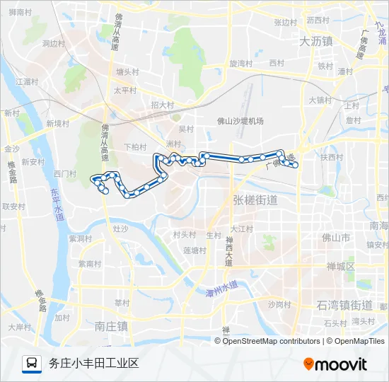 南高32A路 Bus Line Map