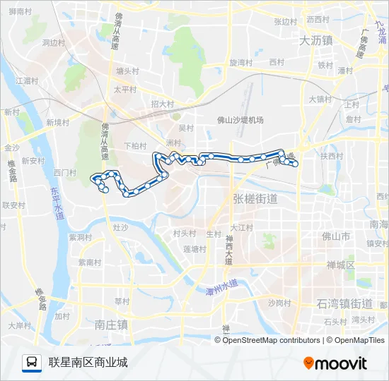 南高32A路 Bus Line Map