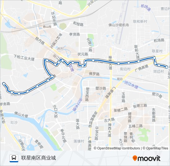 南高32B路 Bus Line Map