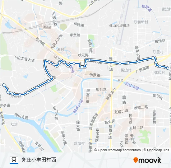 南高32B路 Bus Line Map