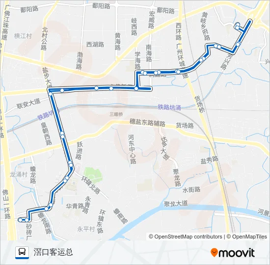 广260A路 Bus Line Map