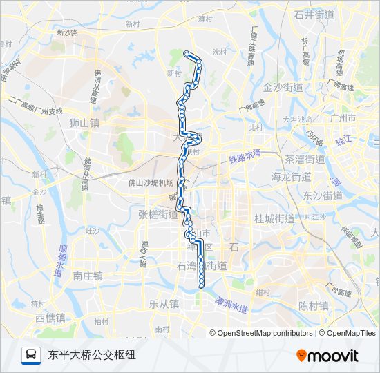 公交旅游城巴2路的线路图