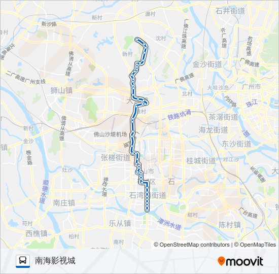 公交旅游城巴2路的线路图