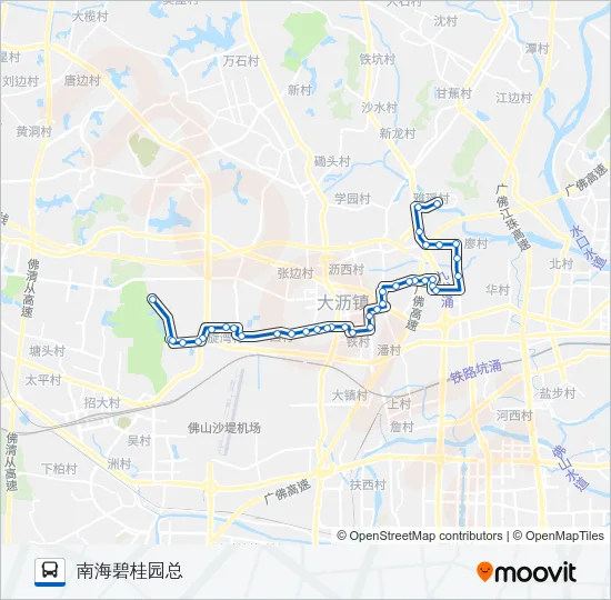 沥02路班车 Bus Line Map