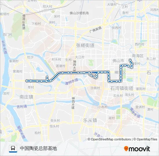 154路高峰线 Bus Line Map