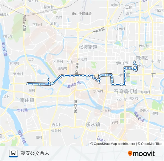 154路高峰线 Bus Line Map