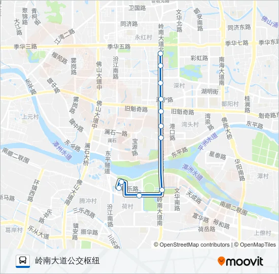 161路上午班 Bus Line Map