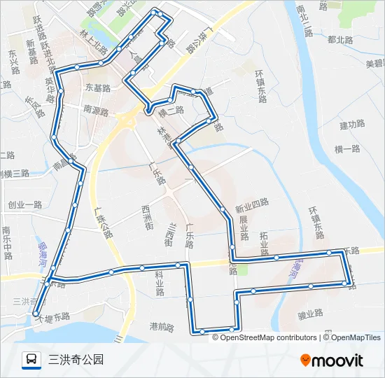 337路A方向 Bus Line Map