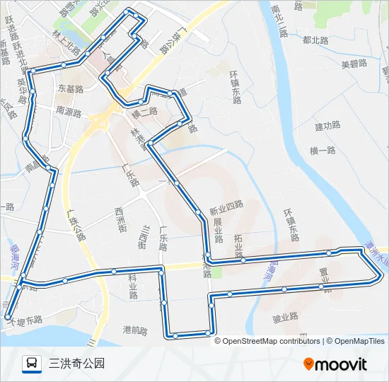 337路B方向 Bus Line Map