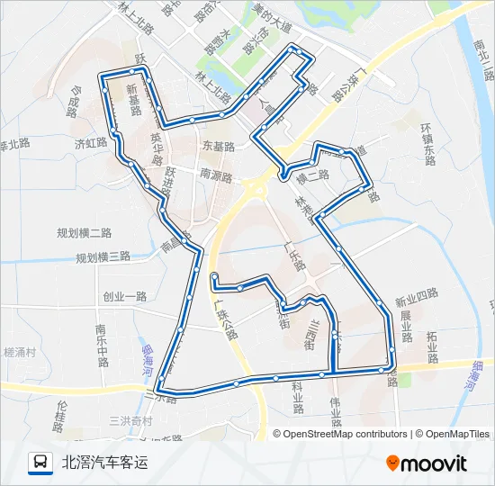 338路A方向 Bus Line Map