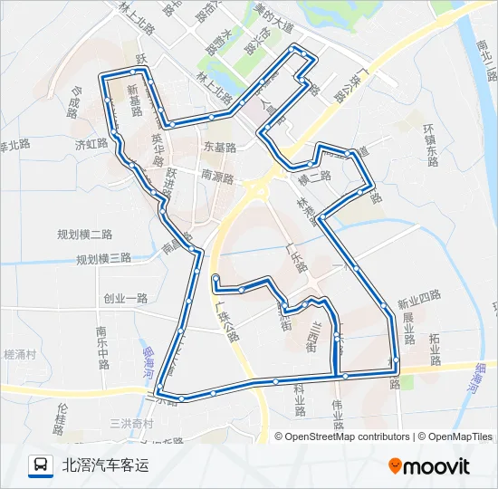 338路B方向 Bus Line Map
