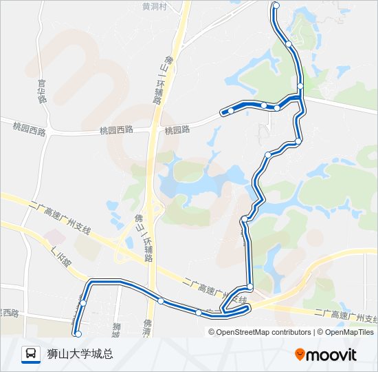 南高26路班车 Bus Line Map